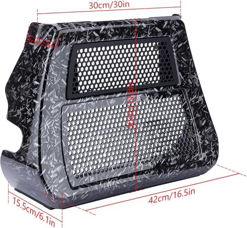 Motorcycle Front Chin Spoilers Radiator Cover for Harley Touring CVO Road Glide/CVO Street Glide 2023-2025, CVO Road Glide ST/Road Glide/Street Glide 2024-2025 (Vivid Black) in Saudi Arabia