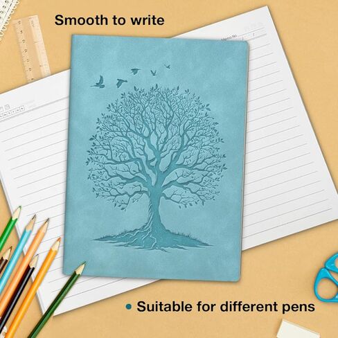 Notebook Journal Gift for Women Men Tree Writing Journal for Travel Work Note Taking-Blue in Saudi Arabia
