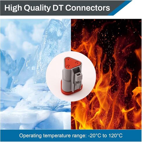 215 PCS Deutsch Connector Kit, DT 2 3 4 6 8 12 Pin Waterproof Electrical Connectors with 75 Pairs Size 16 Stamped Contacts for Car Truck Boat in Saudi Arabia
