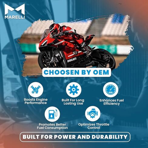 Magneti Marelli IWP-069 Fuel Injector High-Performance 480cc/min Flow Rate, 14.5 Ohms High Impedance, OEM Replacement for Ducati Superbikes, Mercruiser Marine Engines, and Harley-Davidson Motorcycles in Saudi Arabia