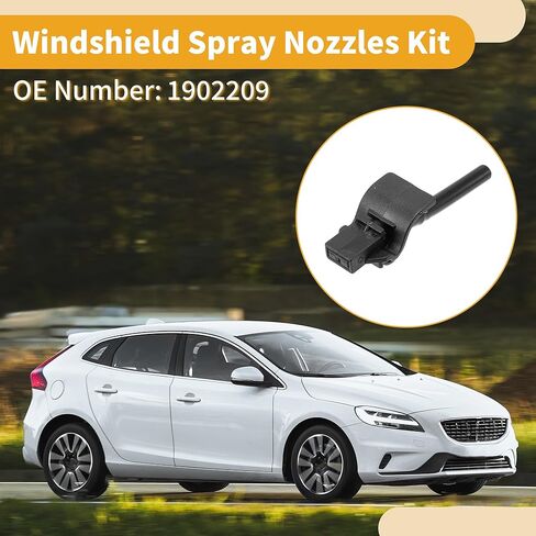 Windshield Washer Nozzle Kit for Ford for Ranger Mk3 2015 Windshield Spray Nozzles Wiper Spray Washer Jet No.1902209 4 Pcs t Hose Connector in Saudi Arabia