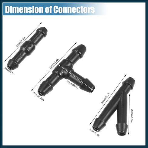 1 Set Windshield Washer Nozzles Set 76810-TK8-A01 Front Windshield Spray Nozzles Wiper Spray Washer Jet and Fluid Hose with Connectors for Honda Odyssey 2011-2017 Automotive Parts in Saudi Arabia