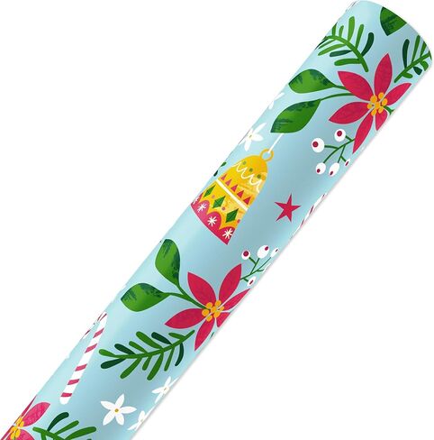 American Greetings Reversible Religious Christmas Wrapping Paper Roll with Angels, Red and White Holiday Gift Wrap (60 sq. ft., 1 Standard Roll Wrap-30 in. x 24 ft.) Papel de Regalo de Navidad in Saudi Arabia