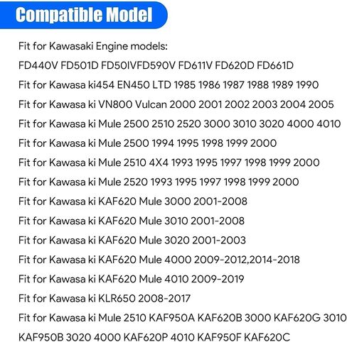 2PCS Ignition Coil Fit for Kawasaki Mule 2510 3010 4000 4010 KAF 620 650 FD620D FD611V FD661D FD440V FD501D Vulcan Coil Replace # AM120732 21121-0029 21121-2083 21121-2064 in Saudi Arabia