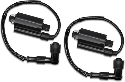 2PCS Ignition Coil Fit for Kawasaki Mule 2510 3010 4000 4010 KAF 620 650 FD620D FD611V FD661D FD440V FD501D Vulcan Coil Replace # AM120732 21121-0029 21121-2083 21121-2064 in Saudi Arabia
