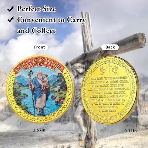 عملة التحدي المسيحي، الإيمان فوق الخوف، القوة في الظلام، هدية دينية للشجاعة والإيمان، مع مزمور 23: 4 (فضي) in Kuwait