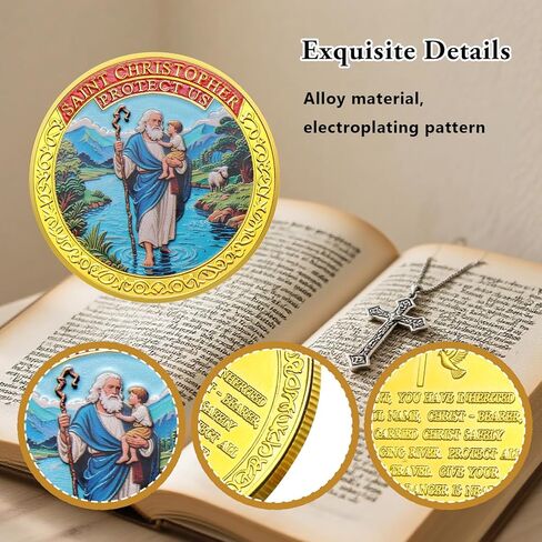 عملة التحدي المسيحي، الإيمان فوق الخوف، القوة في الظلام، هدية دينية للشجاعة والإيمان، مع مزمور 23: 4 (فضي) in Kuwait