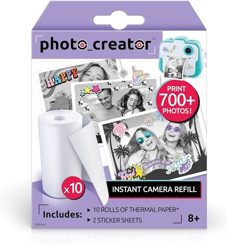 Paw Patrol™ My First Instant Camera; Photo, Selfie, and Video Functions; Ink Free Printing; Frames and Filters can be Added Digitally; Stickers and Markers can be Added After Printing in Kuwait