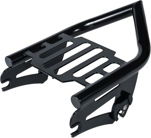 Detachable Two Up Luggage Rack Backrest Sissy Bar Luggage Rack Fit Harley Touring Electra Glide Road King Street Glide Road Glide 2014+ (Style A) in Saudi Arabia
