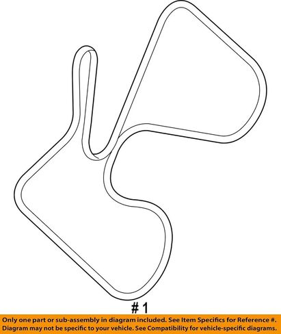 New OEM Serpentine Fan Belt GM 98035628 Ref 5060935 6K935 in Saudi Arabia