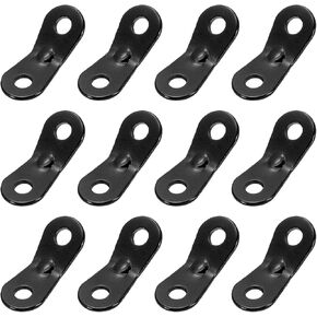 PATIKIL Tent Rope Tensioner, 12 Pcs Tent Guyline Adjusters Rope Buckle Aluminum Alloy Cord Tightener for Outdoor Camping Hiking Accessories,Black in Kuwait