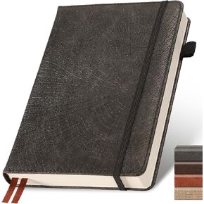 Leather Journal Notebook for Men Women, A5 Vintage Tree Growth Rings Hardcover Journal, Journal Notebooks for Daily, Work, School, Note Taking, 256 Pages 100 GSM in Saudi Arabia