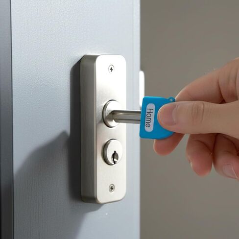 20 Pcs Key Covers Caps 1" Key Color Identifiers with Labels Soft Stretchy Keys Label Tags Cute 0.9-1.05 Inch for House Keys Markers Tags Heads Protectors in Saudi Arabia