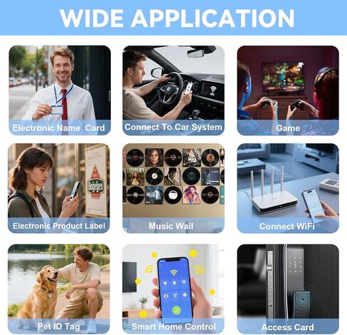 70 قطعة من بطاقات NFC NTAG215 المعدنية الفارغة NFC، بطاقات دائرية قابلة لإعادة الكتابة وقابلة للبرمجة وملصقات NFC مع ظهر لاصق، متوافقة مع أجهزة الهواتف المحمولة التي تدعم TagMo وAmiibo وNFC in Kuwait