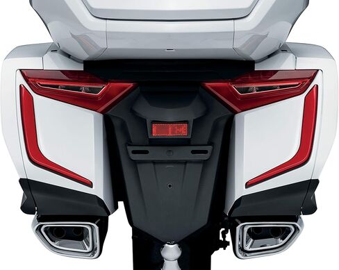 Kuryakyn 3262 Motorcycle Lighting Accessory: Omni LED Run/Turn/Brake Light Saddlebag Accent Inserts for 2018-20 Honda Gold Wing Motorcycles, 1 Pair, RED in Saudi Arabia