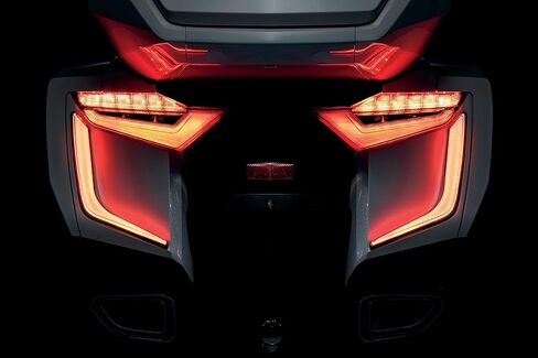 Kuryakyn 3262 Motorcycle Lighting Accessory: Omni LED Run/Turn/Brake Light Saddlebag Accent Inserts for 2018-20 Honda Gold Wing Motorcycles, 1 Pair, RED in Saudi Arabia