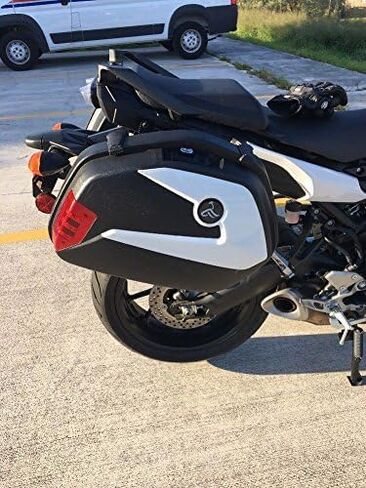 حقائب سرج صلبة من ECOTRIC متوافقة مع Can-am Spyder ROADSTER RS ST Honda Street مع دعامات تثبيت in Saudi Arabia