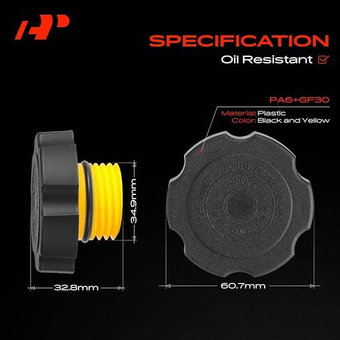 A-Premium Engine Oil Filler Cap Oil Cap Compatible with GMC B7, C1500, C2500, C3500, C7000, G3500 & Isuzu NPR, NPR-HD & Oldsmobile Achieva, Alero, Custom Cruiser & Pontiac Firebird, Grand Am, Sunfire in Saudi Arabia