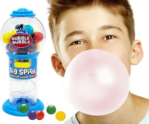 The Dreidel Company Spiral Fun Gumball Machine 5" Inches Tall, Assorted (2-Pack) in Saudi Arabia