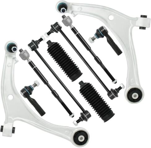 Front Suspension Kit Lower Control Arm with Ball Joints Inner Outer Tie Rods Sway Bar Links Compatible With 2005-2010 Honda Odyssey in Saudi Arabia