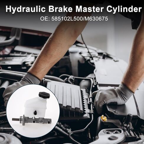 Brake Master Cylinder with Reservoir No.585102L500/M630675 for Kia Forte 2010-2010 Hydraulic Master Cylinder Aluminum Alloy,Plastic 1 Pc in Saudi Arabia
