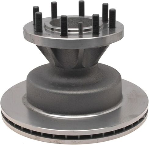ACDelco Silver 18A724A (19261770) Non-Coated Front Disc Brake Rotor and Hub Assembly in Saudi Arabia