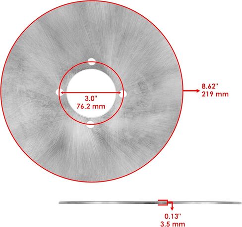 Caltric Rear Brake Disc Rotor Compatible with Yamaha Kodiak 450 YFM450FA YFM 450FA 4X4 2003 2004 in Saudi Arabia