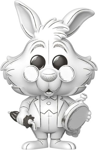 Funko Pop! Disney: Sketched - White Rabbit - Collectable Vinyl Figure - Gift Idea - Official Merchandise - Toys for Kids & Adults - Disney Fans - Model Figure for Collectors and Display in Saudi Arabia