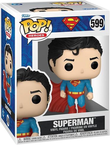 Funko Pop! Heroes: DC New Classics - Superman - Collectable Vinyl Figure - Gift Idea - Official Merchandise - Toys for Kids & Adults - DC Comics Fans - Model Figure for Collectors and Display in Saudi Arabia