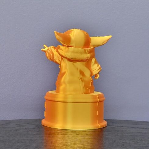 Znet3D Baby Yoda Grogu ‘May The 4TH Be with You’ Trophy - 4.5 Inch Multi-Color - Perfect Award or Gift (Multicolor) in Saudi Arabia