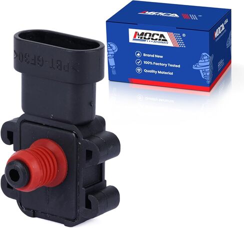 MOCA AS194 MAP Turbocharger Boost Sensor Fit 2001-2010 for Chevrolet Silverado 2500 HD 6.6L, 2003-2009 C4500 Kodiak 6.6L, 2001-2010 for GMC Sierra 2500 HD 6.6L, 2003-2009 C5500 Topkick 6.6L in Saudi Arabia