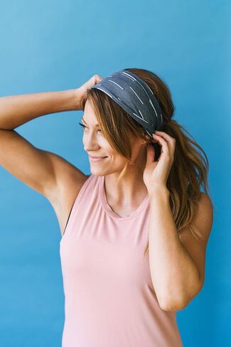 مجموعة مافين ثريد سييرا مكونة من قطعتين، عصابات رأس للتمرين للنساء، عصابة رأس للجري الرياضي للتمرين، عصابة رأس رياضية للتمارين الرياضية واليوجا 4 بوصات سميكة غير قابلة للانزلاق للنساء، عبوتان in Kuwait