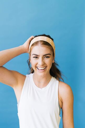 مجموعة مافين ثريد سييرا مكونة من قطعتين، عصابات رأس للتمرين للنساء، عصابة رأس للجري الرياضي للتمرين، عصابة رأس رياضية للتمارين الرياضية واليوجا 4 بوصات سميكة غير قابلة للانزلاق للنساء، عبوتان in Kuwait