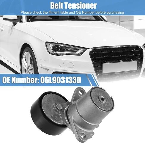X AUTOHAUX Accessory Drive Belt Tensioner Assembly for Audi A3 1.8L 2015-2016 for Audi A3 Quattro 2.0L 2015-2016 2.0L No.06L903133D in Saudi Arabia