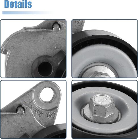 X AUTOHAUX Accessory Drive Belt Tensioner Assembly for Audi A3 1.8L 2015-2016 for Audi A3 Quattro 2.0L 2015-2016 2.0L No.06L903133D in Saudi Arabia