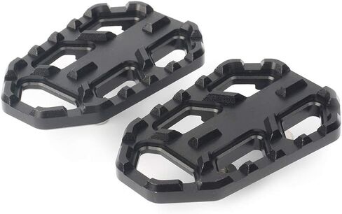 GZYF Motorcycle CNC Aluminum Front Highway Pegs Foot Peg Footrests for Kawasaki for Versys X300 2017-2018, for Versys 650/1000 2015-2019, Black in Saudi Arabia