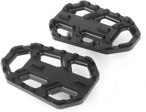 GZYF Motorcycle CNC Aluminum Front Highway Pegs Foot Peg Footrests for Kawasaki for Versys X300 2017-2018, for Versys 650/1000 2015-2019, Black in Saudi Arabia