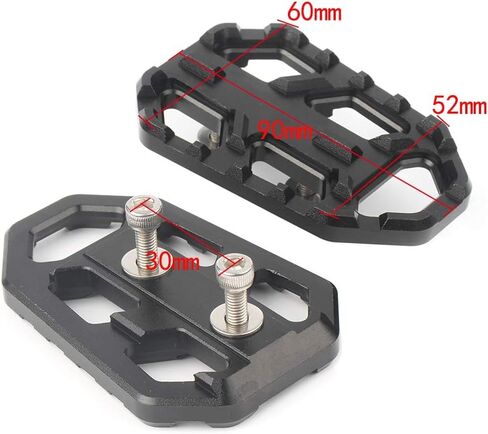 GZYF Motorcycle CNC Aluminum Front Highway Pegs Foot Peg Footrests for Kawasaki for Versys X300 2017-2018, for Versys 650/1000 2015-2019, Black in Saudi Arabia