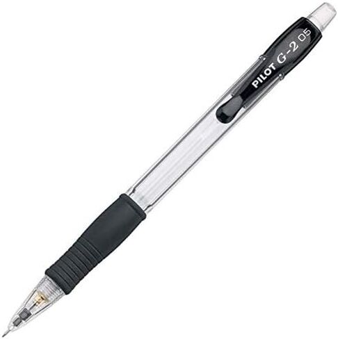Pilot G2 Mechanical Pencil, 0.5 Mm, Hb (#2.5), Black Lead, Clear/black Accents Barrel, Dozen in Saudi Arabia