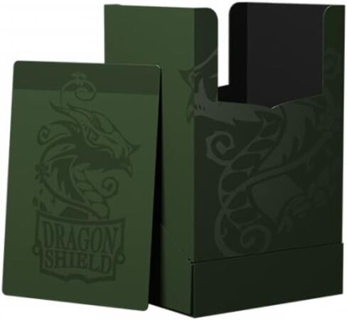 Dragon Shield Card Deck Box – Deck Shell: Ashen White/Black – Durable and Sturdy TCG, OCG Card Storage – Compatible with Pokemon Yugioh Commander and MTG Magic: The Gathering Cards in Saudi Arabia