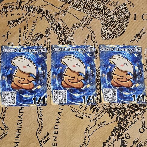 Magic The Gathering [Futurama Token Set] Tricky Dick Fun Bill Treasure Token | Slurm Food Token | Boot Print Clue 3-Pack in Saudi Arabia