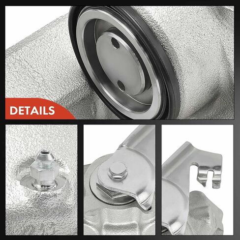 مجموعة A-Premium مكونة من قطعتين من مجموعة فرجار الفرامل بدون دعامة متوافقة مع Ford Thunderbird 1975-1979 وLincoln Mark V 1975-1979 - السائق الخلفي والراكب in Saudi Arabia