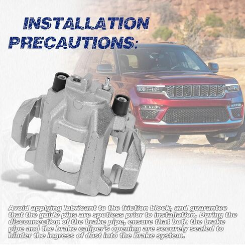 Rear Right Brake Caliper Compatible with Dodge Durango 2011-2023 / Jeep Grand Cherokee WK2 2011-2022# 68052374AA, 68052380AA, 18-B5421, 18B5421, 18-P5421, 18P5421 in Saudi Arabia