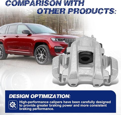 Rear Right Brake Caliper Compatible with Dodge Durango 2011-2023 / Jeep Grand Cherokee WK2 2011-2022# 68052374AA, 68052380AA, 18-B5421, 18B5421, 18-P5421, 18P5421 in Saudi Arabia