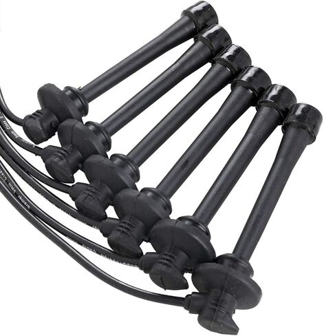Ignition Spark Plug Wires 5mm (7PC Set) for 1993-1997 Toyota Land Cruiser for 1996-1997 Lexus LX450 in Saudi Arabia