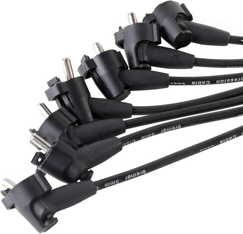 Ignition Spark Plug Wires 5mm (7PC Set) for 1993-1997 Toyota Land Cruiser for 1996-1997 Lexus LX450 in Saudi Arabia