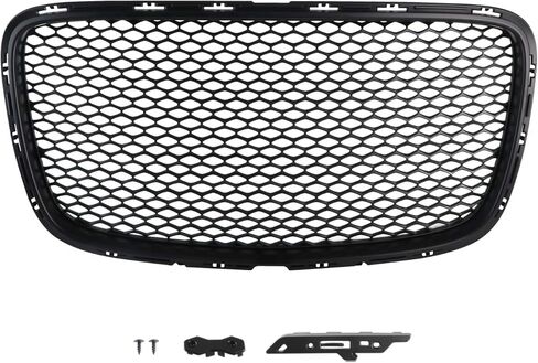 Spec-D Tuning Black SRT Style Hood Grille Compatible with 2015-2019 Chrysler 300 in Saudi Arabia