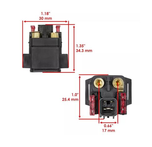 Starter Solenoid Relay for Yamaha 5S7-81940-00-00 5B4-81940-00-00 in Saudi Arabia