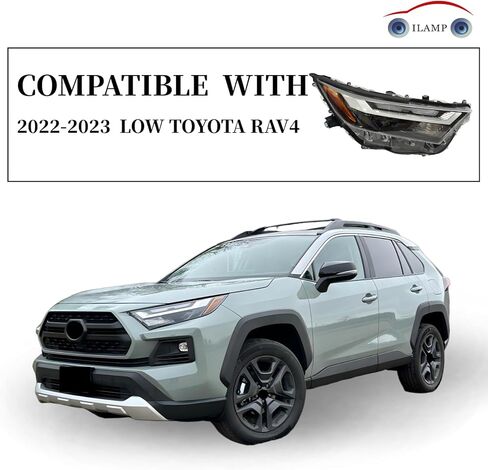 المصباح الأمامي مع ضوء إشارة الانعطاف الهالوجين مناسب لـ 2022-25 Toyota RAV4 Adventure/Trail/TRD للطرق الوعرة/XLE/XLE Premium 2023-2024 RAV4 LE USA مصباح أمامي مدمج (الراكب الأيمن) RH 81110-0R350 RV22A01-1R in Kuwait