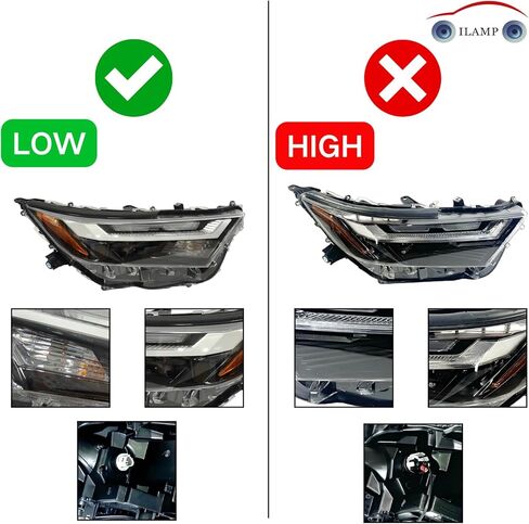 المصباح الأمامي مع ضوء إشارة الانعطاف الهالوجين مناسب لـ 2022-25 Toyota RAV4 Adventure/Trail/TRD للطرق الوعرة/XLE/XLE Premium 2023-2024 RAV4 LE USA مصباح أمامي مدمج (الراكب الأيمن) RH 81110-0R350 RV22A01-1R in Kuwait